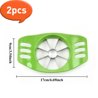 Creative Apple Slicer Divider, Reusable Apple Corer, Stainless Steel Fruit Slicer, Kitchen Gadgets, Kitchen Supplies