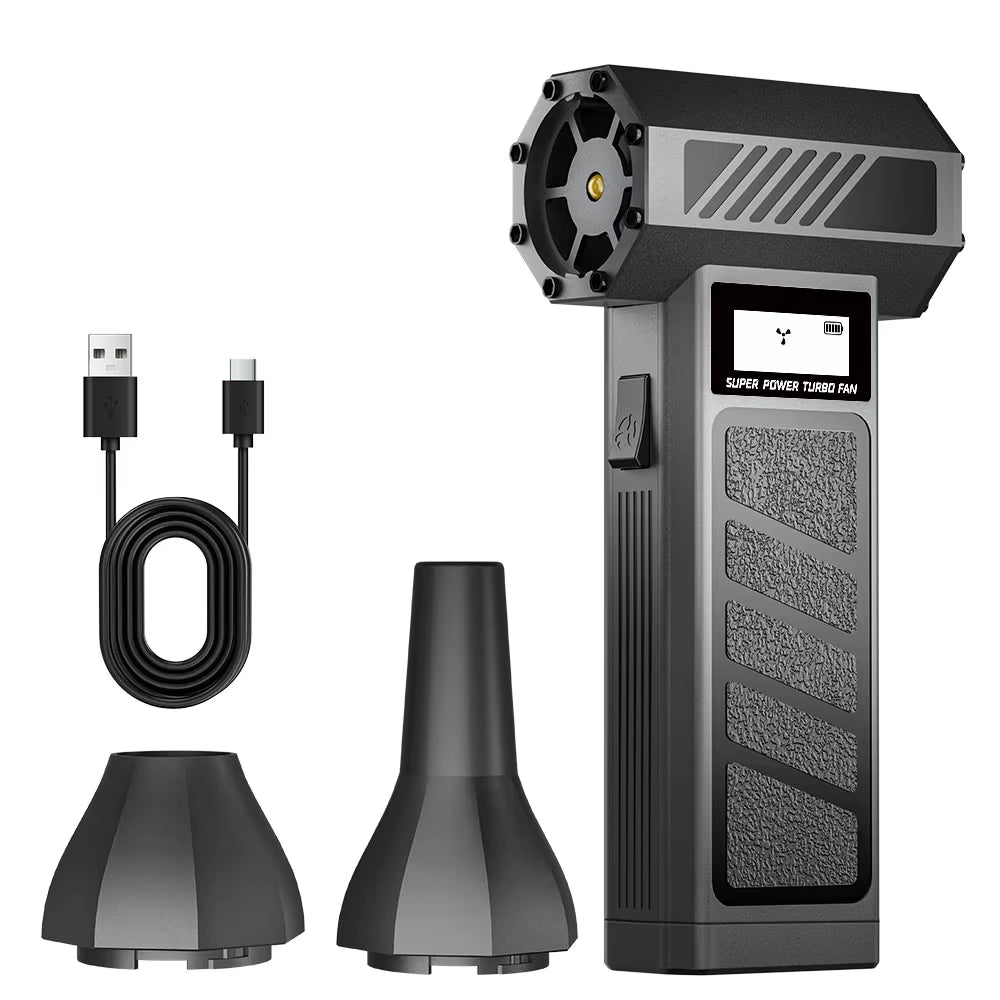 Blower Car Vacuum Cleaner Turbo Fan Violent Jet Fan Cleaning Blowing Tools Auto Dust Collector Portable Air Duster Hair Dryer